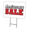 Signmission Anniversary Sale Yard Sign & Stake outdoor plastic coroplast window, C-1824 Anniversary Sale C-1824 Anniversary Sale - alternate 1
